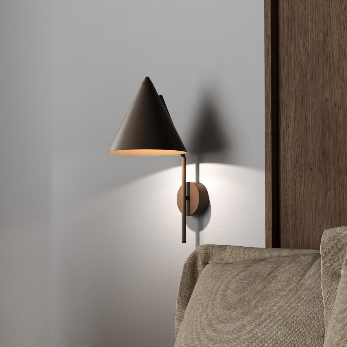 Լուսատու պատային 11088 CONO BROWN - Image 5