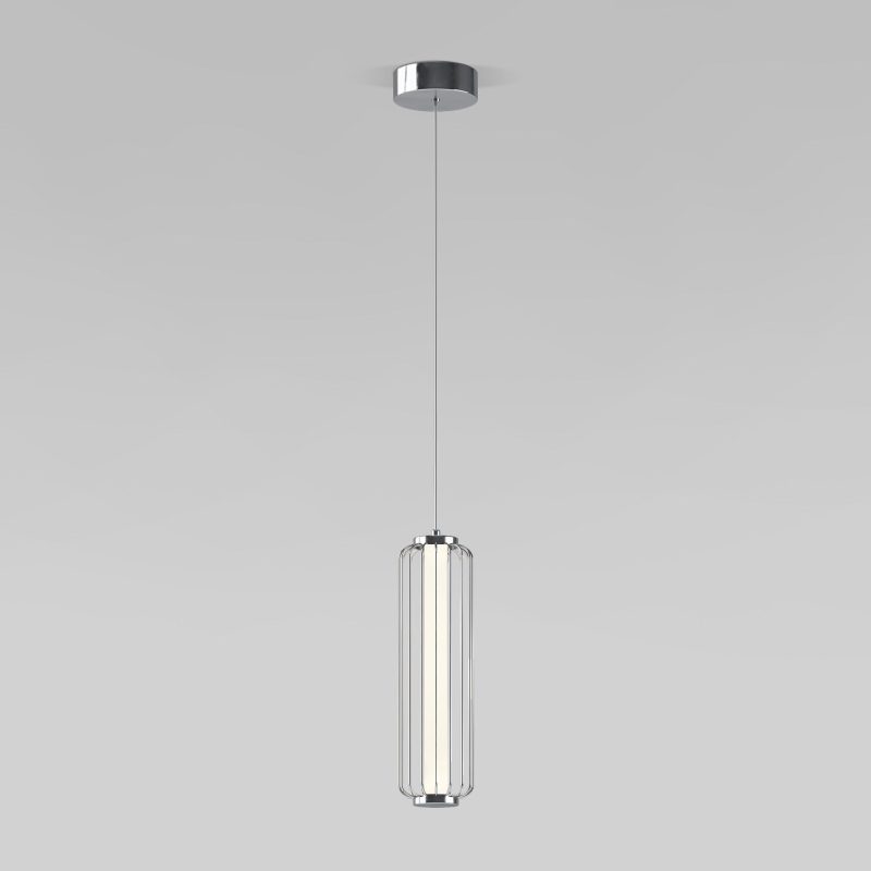 Светодиодный подвесной светильник с регулировкой высоты 304053 LED хром