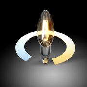 Умная лампа  Свеча F C37 Е14 5W 3300К-6500К CCT+DIM (BLE1437)