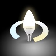 Умная лампа Свеча  LED C37 Е14 5W 3300К-6500К CCT+DIM (BLE1438)