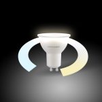Умная лампа GU10 LED 5W 3300К-6500К CCT+DIM (BLGU1016)