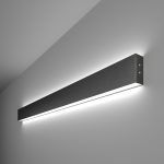 Գծային վրադիր երկկողմանի LED լուսատու 103սմ 40W 6500K սև շագրեն (101-100-40-103)
