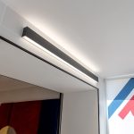 Գծային վրադիր երկկողմանի LED լուսատու 128սմ 50W 6500K սև շագրեն (101-100-40-128) - Image 2
