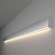 Գծային վրադիր միակողմանի LED լուսատու 128սմ 25W 4200K մատե արծաթագույն (101-100-30-128)