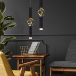 Подвесной светодиодный светильник 50191/1 LED черный/золото — изображение 2
