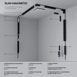 Slim Magnetic սնուցման բլոկ 200W սպիտակ 95042/00 95042/00 - Image 3
