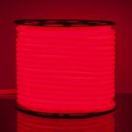 Светодиодный гибкий неон 220V 9.6W/м 144Led/м 2835 IP67 круглый, красный, 50 м Гибкий неон 220V 9,6W 144Led 2835 IP67 круглый красный, 50 м — изображение 4